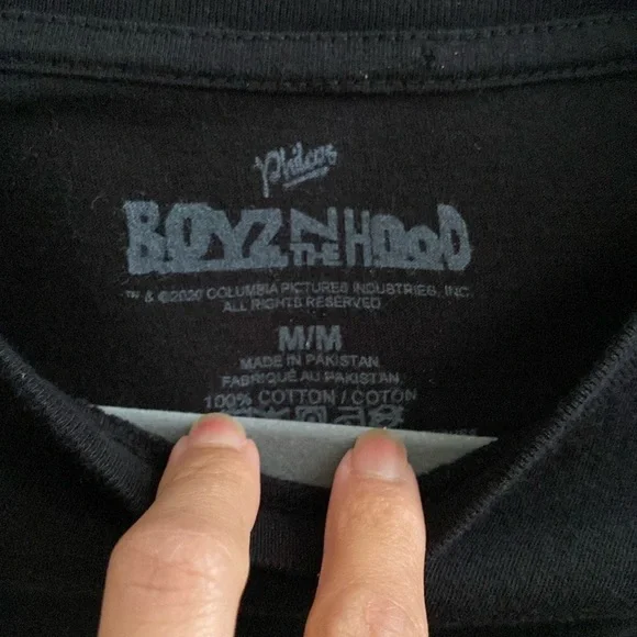 Boyz n the Hood black and white short sleeve tee size M - Picture 6 of 6